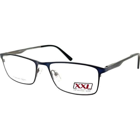 XXL Petrel Mens Eyeglass Frame Navy - Picture 1 of 5